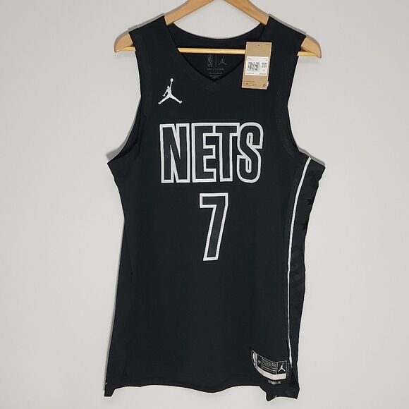 Jordan Brooklyn Nets Kevin Durant Authentic Statement Edition Jersey Men's L 48 - Picture 1 of 4